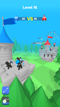 Descargar Merge Archers: Salvar la corte Arcada para Android captura de pantalla 7