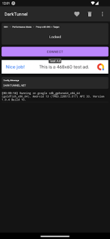 Descargar DarkTunnel - SSH DNSTT V2Ray Herramientas para Android captura de pantalla 2