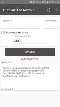 Descargar Tun2TAP Socks/HTTP to VPN Herramientas para Android captura de pantalla 2