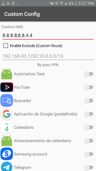 Descargar Tun2TAP Socks/HTTP to VPN Herramientas para Android captura de pantalla 6