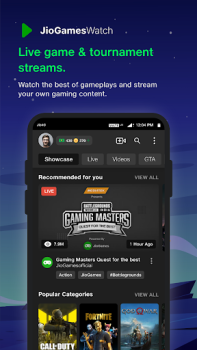 Descargar JioGames: Play, Win, Stream Entretenimiento para Android captura de pantalla 3