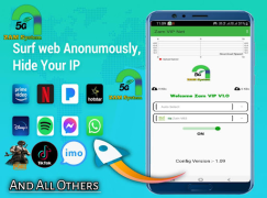Descargar Zam VIP NET - Secure Fast VPN Comunicación para Android captura de pantalla 2
