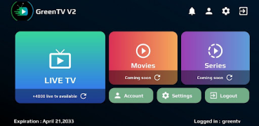 Descargar GreenTV V2 Editores y reproductores de video para Android captura de pantalla 3