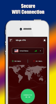 Descargar Mingle VPN (Fast VPN Proxy) Herramientas para Android captura de pantalla 2