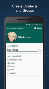 Descargar Fake Chat ChatsMock Text Prank Entretenimiento para Android captura de pantalla 2