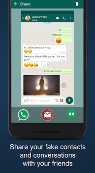 Descargar Fake Chat ChatsMock Text Prank Entretenimiento para Android captura de pantalla 7