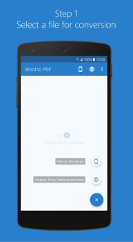 Descargar Word to PDF Trabajo para Android captura de pantalla 2