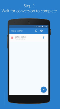 Descargar Word to PDF Trabajo para Android captura de pantalla 3