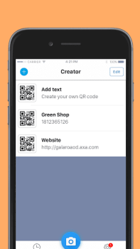 Descargar Lector de codigo QR Trabajo para Android captura de pantalla 7