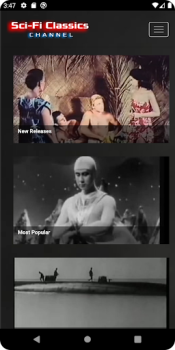 Descargar Sci-Fi Classic Movies Channel Entretenimiento para Android captura de pantalla 2