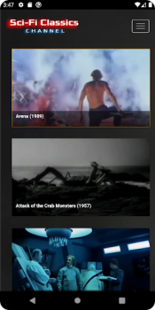 Descargar Sci-Fi Classic Movies Channel Entretenimiento para Android captura de pantalla 3