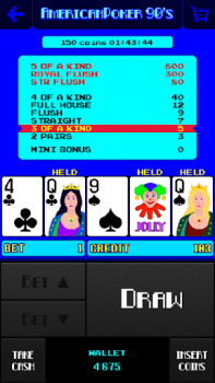 Descargar American Poker 90's Casino Casino para Android captura de pantalla 2