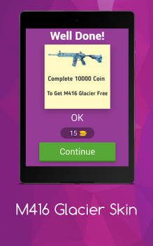 Descargar M416 Glacier Skin Rompecabezas para Android captura de pantalla 2