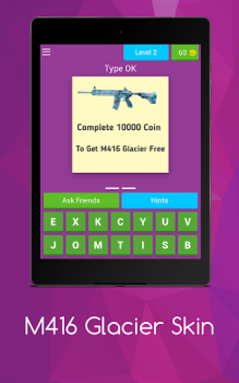 Descargar M416 Glacier Skin Rompecabezas para Android captura de pantalla 3