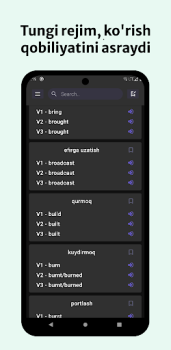 Descargar Noto'g'ri fe'llar jadvali Educación para Android captura de pantalla 3