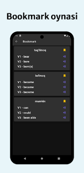 Descargar Noto'g'ri fe'llar jadvali Educación para Android captura de pantalla 5