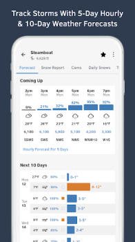 Descargar OpenSnow: Weather & 3D Maps Clima para Android captura de pantalla 3