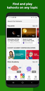 Descargar Kahoot! - Juega y crea quizzes Educación para Android captura de pantalla 5
