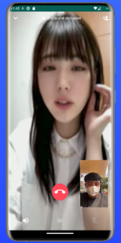 Descargar Video Call Cewek Jepang Cantik Entretenimiento para Android captura de pantalla 6