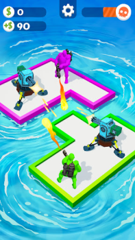 Descargar War of Rafts: Batalla Marítima Arcada para Android captura de pantalla 3