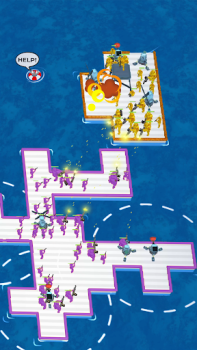 Descargar War of Rafts: Batalla Marítima Arcada para Android captura de pantalla 6