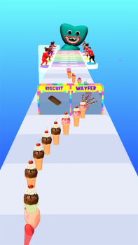 Descargar Ice Cream Stack Runner Games Arcada para Android captura de pantalla 2