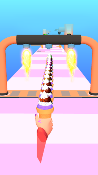Descargar Ice Cream Stack Runner Games Arcada para Android captura de pantalla 3