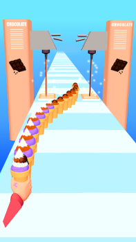 Descargar Ice Cream Stack Runner Games Arcada para Android captura de pantalla 4