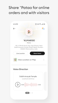 Descargar Pataa - Address Made Simple Mapas y navegación para Android captura de pantalla 3