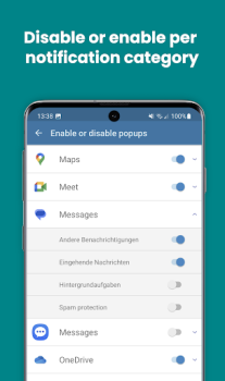 Descargar Disable Notification Popups Herramientas para Android captura de pantalla 4
