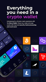 Descargar Klever Wallet: Bitcoin, Crypto Finanzas para Android captura de pantalla 2