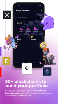 Descargar Klever Wallet: Bitcoin, Crypto Finanzas para Android captura de pantalla 3