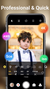 Descargar Cámara para Android -Cámara HD Foto para Android captura de pantalla 2