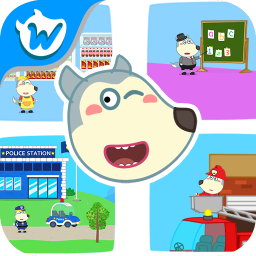 Logotipo Wolfoo: Kid's Future Dream Job