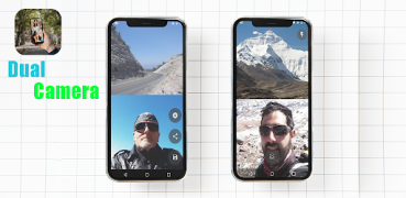 Descargar Dual Camera For Vlogger Diverso para Android captura de pantalla 3