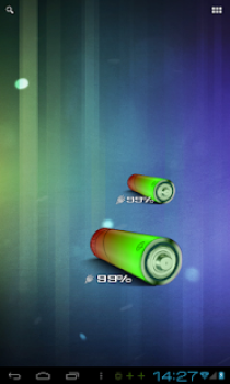 Descargar 3D AA Battery Widget Herramientas para Android captura de pantalla 3