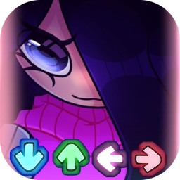 Logotipo FNF Battle Music Baddies Mod