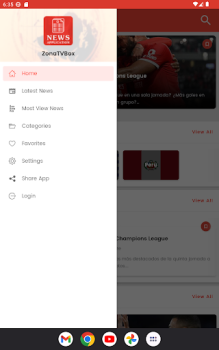 Descargar Zona Tv Box Deporte para Android captura de pantalla 4