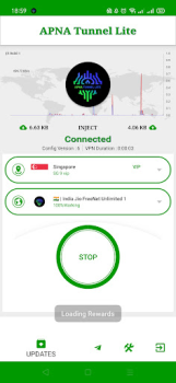 Descargar APNA TUNNEL LITE Herramientas para Android captura de pantalla 3