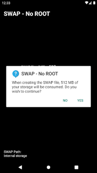 Descargar SWAP Sin ROOT Herramientas para Android captura de pantalla 2