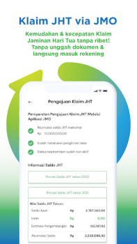 Descargar JMO (Jamsostek Mobile) Finanzas para Android captura de pantalla 3