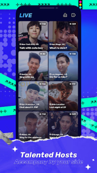 Descargar HeeSay - Blued LIVE & Dating Social para Android captura de pantalla 2
