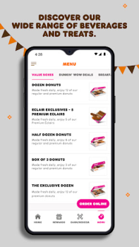 Descargar Dunkin' UAE - Rewards & Deals Comida y bebida para Android captura de pantalla 6