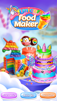 Descargar Unicorn Cake Maker-Bakery Game Juegos de aprendizaje para Android