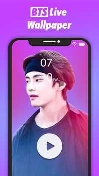 Descargar BTS Video live wallpaper 3D Personalización para Android captura de pantalla 2