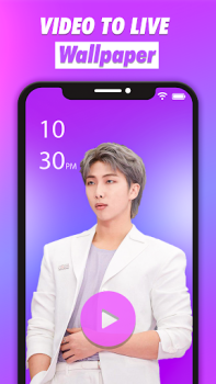 Descargar BTS Video live wallpaper 3D Personalización para Android captura de pantalla 3