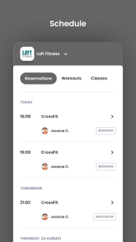 Descargar Loft Fitness Salud y estado fisico para Android captura de pantalla 3