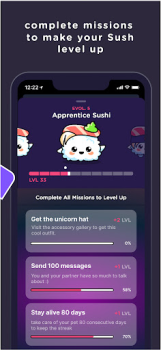 Descargar SUSH Cría Mascotas Virtuales Social para Android captura de pantalla 6