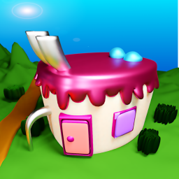 Logotipo purble place - pastelero