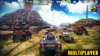 Descargar OTR - Offroad Car Driving Game Raza para Android captura de pantalla 3